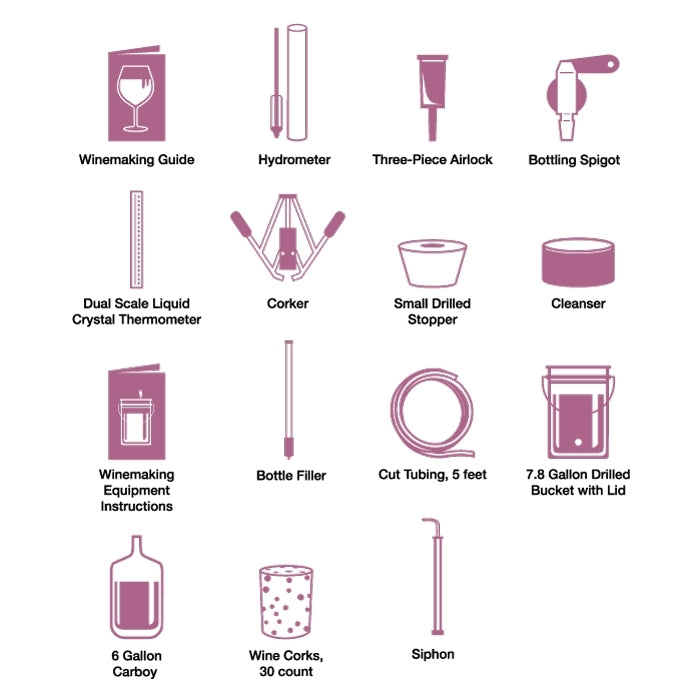 FineWine™ Starter Kit Wine Making Kit