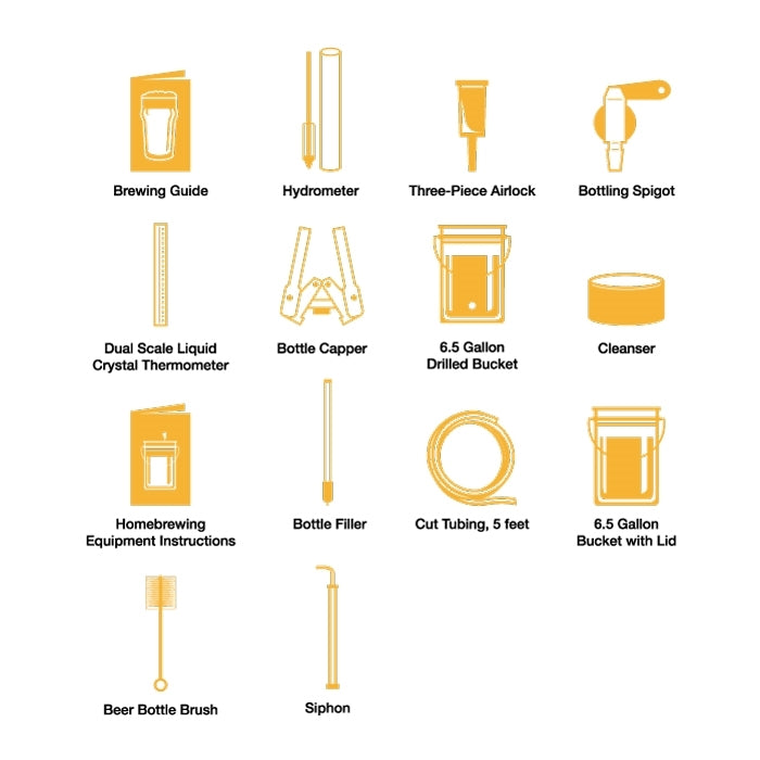 TrueBrew™ Starter Kit 5 Gallon Beer Brewing Kit - Beer Ingredient Kit not included