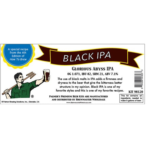 Palmer Premium Beer Kits - Glorious Abyss - Black IPA