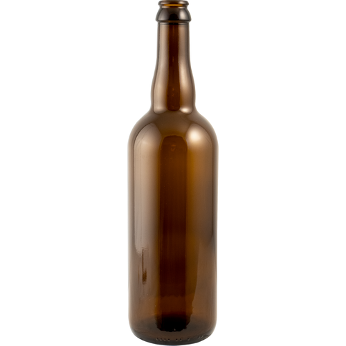 Bottles - 750ml Amber Belgian Style (Bottle Cap Finish) - Case of 12