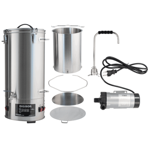 DigiMash Electric Brewing System w/ Recirculation Pump Kit - 35L/9.25G (220V)