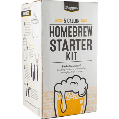 PLATINUM Exclusive 5 Gallon Beer Brewing Starter Kit With KEG KIT & Premium Beer Ingredient Kit