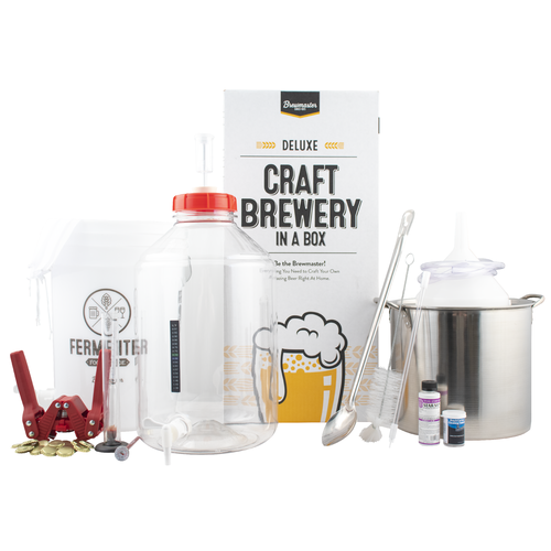 Brewmaster Deluxe Craft Brewery In A Box - Home brewing Equipment Kit