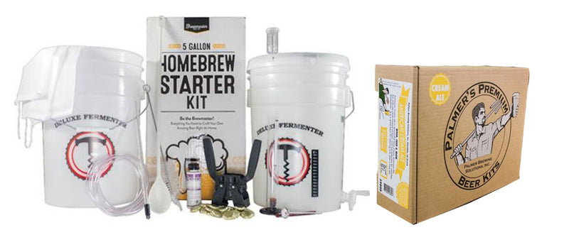 PRO Starter - 5 Gallon Beer Brewing Starter Kit With Premium Beer Ingredient Kit